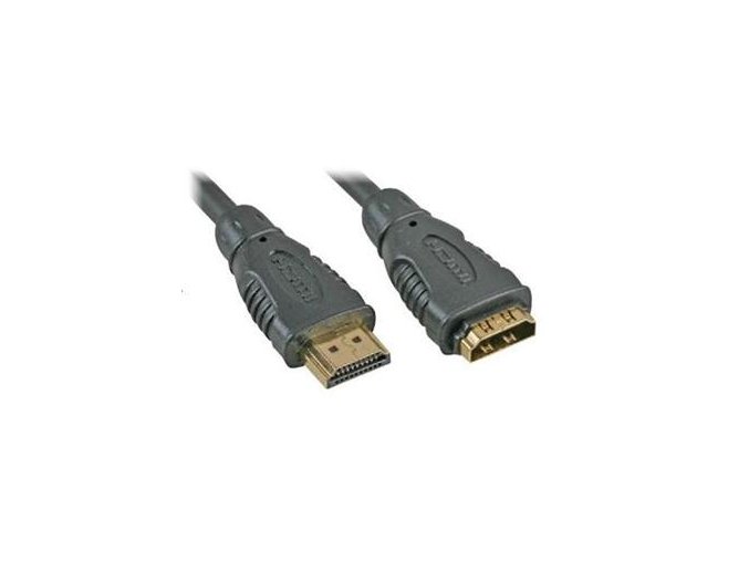 PremiumCord prodlužovací kabel HDMI, M/F, 2m