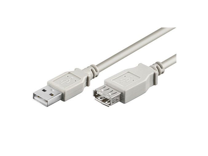 PremiumCord USB 2.0 kabel prodlužovací, A-A, 20cm