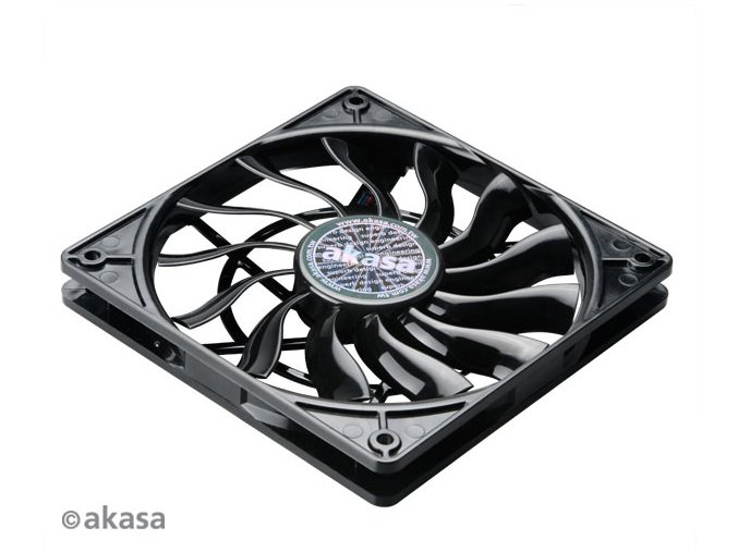 ventilátor Akasa - 12 cm slim