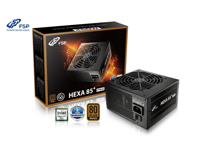 FSP HEXA 85+ PRO 450/450W/ATX/80PLUS Bronze/Retail