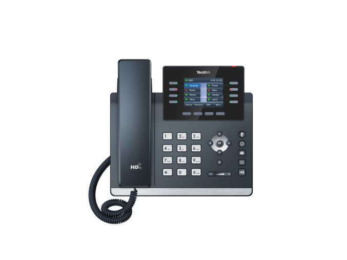 Yealink SIP-T44U SIP telefon, PoE, 2,8" 320x240 LCD, 21 prog.tl.,2xUSB