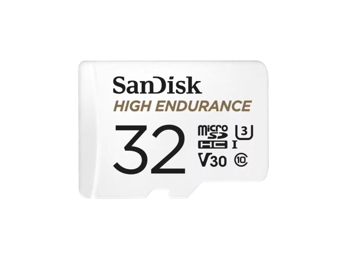 SanDisk High Endurance/micro SDHC/32GB/UHS-I U3 / Class 10/+ Adaptér