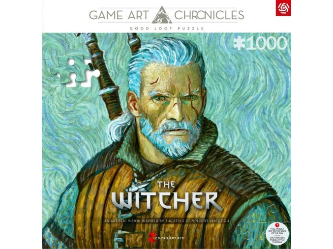 Puzzle Game Art The Witcher Geralt Van Gogh A s