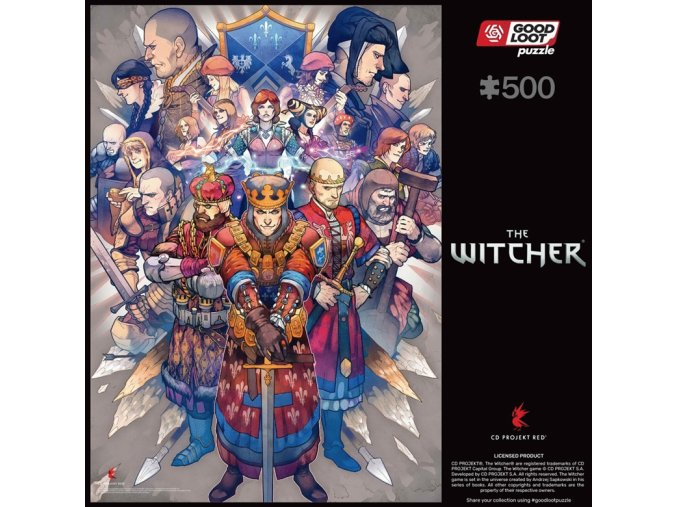 Puzzle The Witcher Northern Realms A s