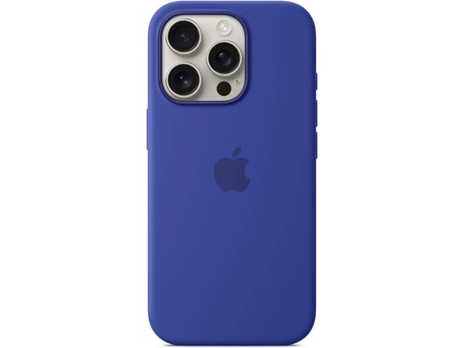 iPhone 16 Pro Max Silicone Case with MS - Ultramar