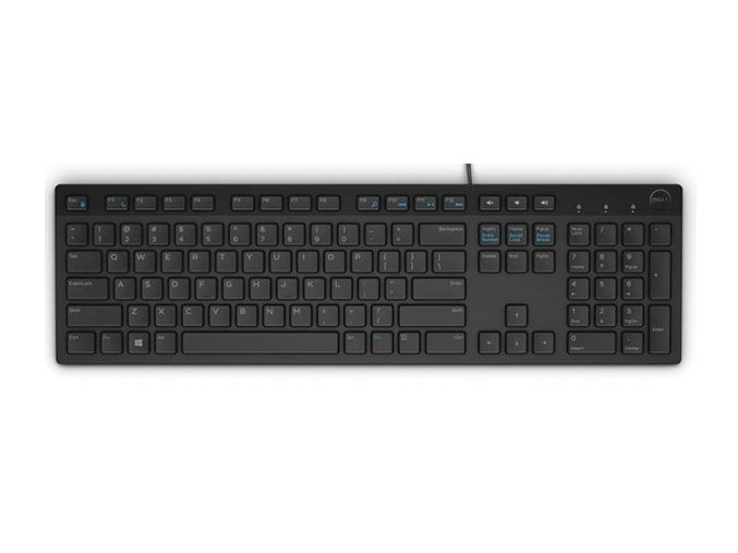 Dell KB216/Drátová USB/UK layout/Černá