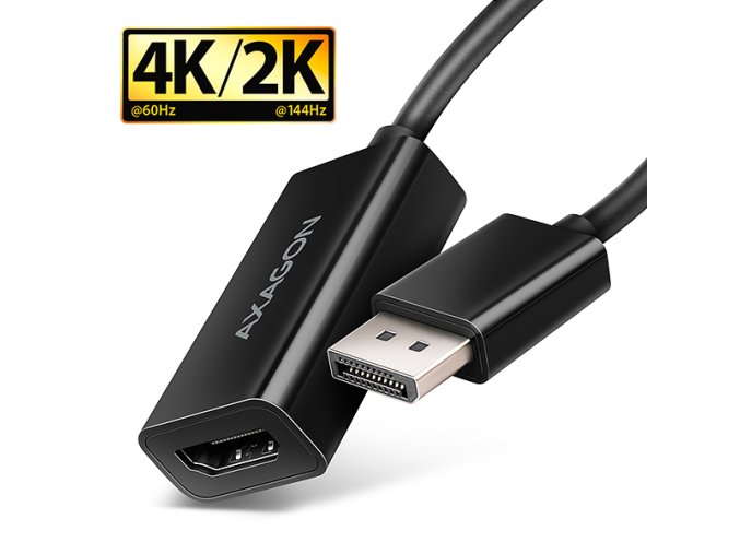 AXAGON RVD-HI20N, DisplayPort -> HDMI 2.0b redukce / adaptér, 4K/60Hz