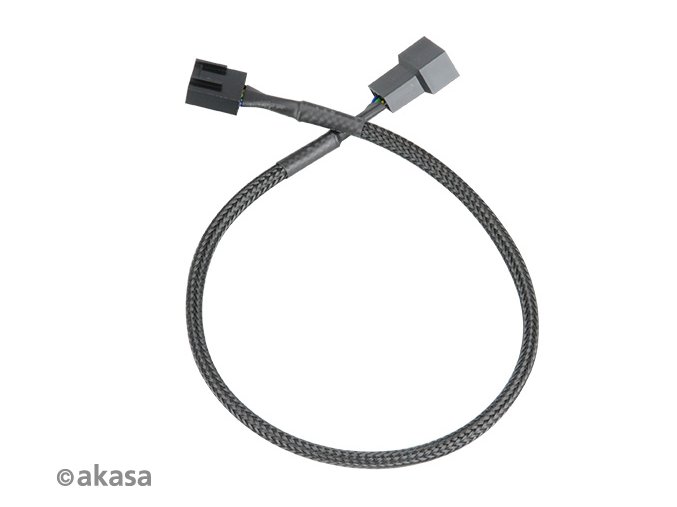 AKASA - PWM prodlužovací kabel ventilátoru 4 ks