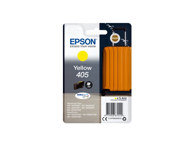 Epson Singlepack Yellow 405 DURABrite Ultra Ink
