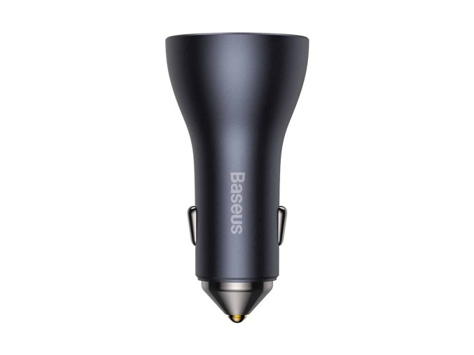 Baseus CGJP010013 Nabíječka do Auta Triple Quick Charger USB/USB-C/USB-C 65W Dark Grey
