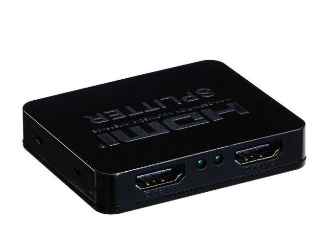 PremiumCord HDMI splitter 1-2 porty, s napájením z USB, 4K, FULL HD, 3D