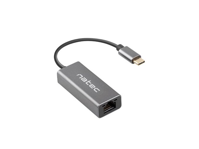 NATEC CRICKET externí Ethernet síťová karta USB-C 3.1 1X RJ45 1GB kabel