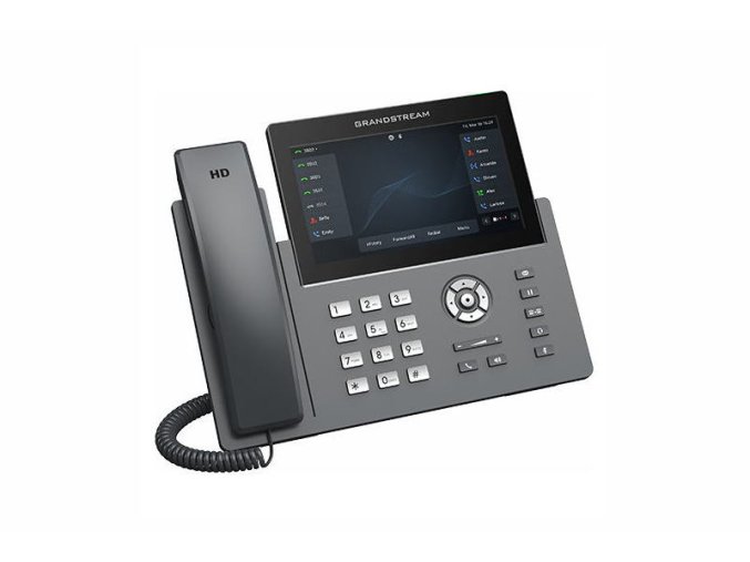 Grandstream GRP2670 SIP telefon, 7" dotyk. bar. displej, 6 SIP účty, 4 pr. tl., 2x1Gb, WiFi, BT, USB