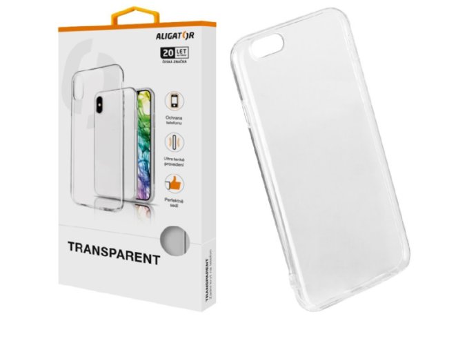 ALIGATOR Pouzdro Transparent Apple iPhone 6/6S