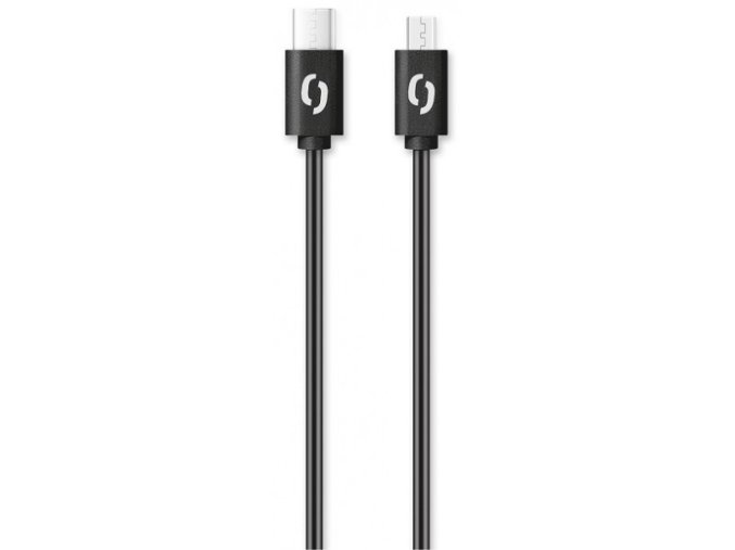 ALIGATOR Datový kabel POWER 3A, USB-C/microUSB černý