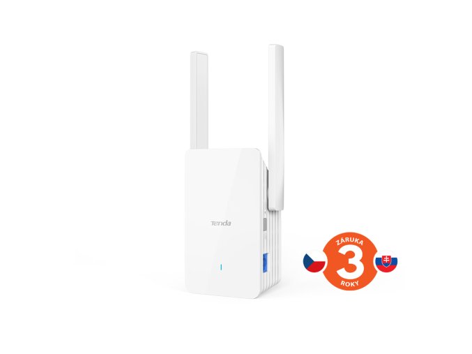 Tenda A33 - WiFi Range Extender AX3000 WiFi 6, opakovač 2976 Mb/s, 1x GLAN 1 Gb/s, WPS,2x 5dBi, WPA3