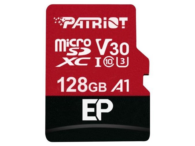Patriot V30 A1/micro SDXC/128GB/UHS-I U3 / Class 10/+ Adaptér