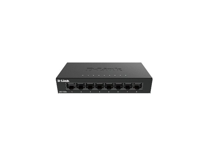 D-Link DGS-108GL Kovový 8-portový Gigabit stolní switch