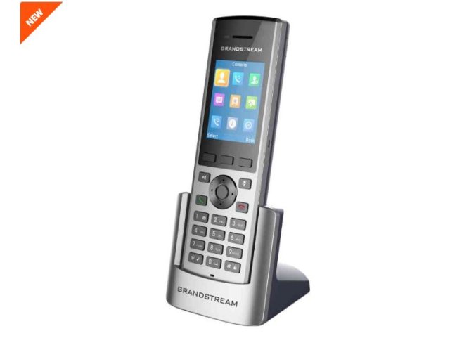 Grandstream DP730 IP tel., 2,4" bar. displ., 2SIP úč., video, BT, Micro USB, HAC, Push-to-talk