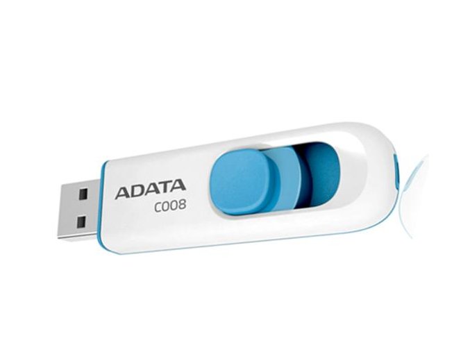 ADATA C008/16GB/USB 2.0/USB-A/Modrá