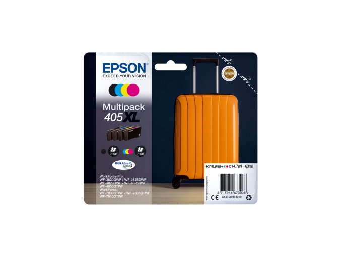 Epson Multipack 4 Colours 405XL DURABrite Ultra Ink