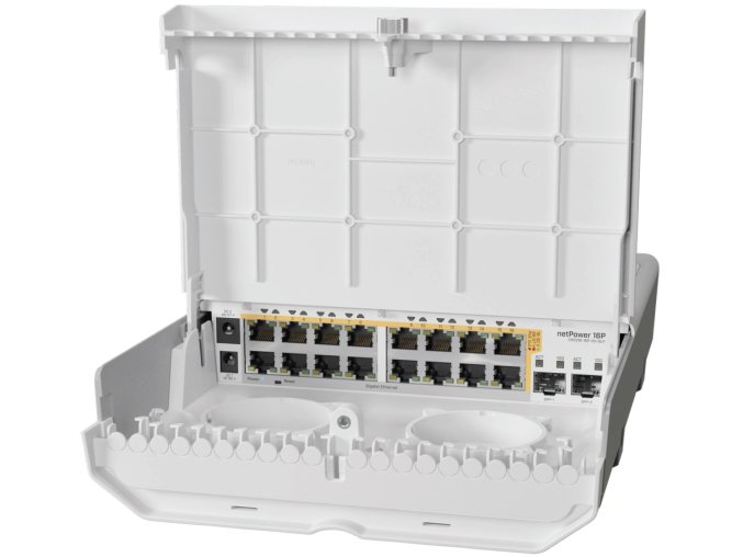 MikroTik CRS318-16P-2S+OUT - netPower 16P PoE