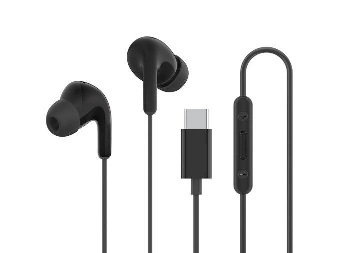 Xiaomi Type-C Earphones M2413E1/USB-C/Drát/Černá