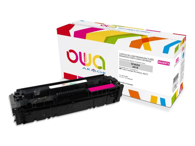 OWA Armor toner kompatibilní s HP CF403X, 2300st, červená/magenta