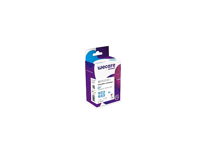 WECARE ARMOR ink sada kompatibilní s HP 932XL+933XL, C2P42AE, CMYK
