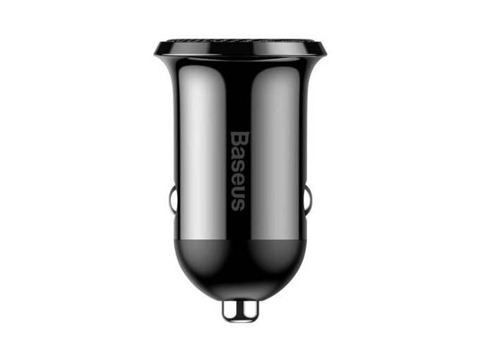 Baseus CCALLP-01 Grain Pro Nabíječka do Auta 2xUSB 4.8A Black