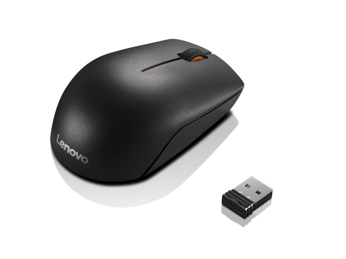 Lenovo 300/Cestovní/Optická/1 000 DPI/Bezdrátová USB/Černá