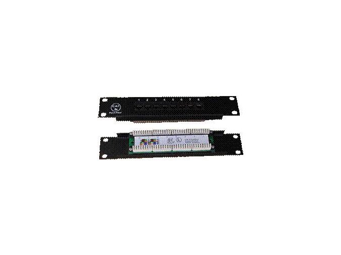 DATACOM Patch panel 10" UTP cat5e 8portů 1U