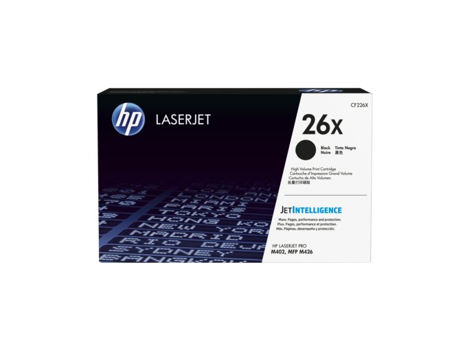 HP 26X tisková kazeta černá velká, CF226X