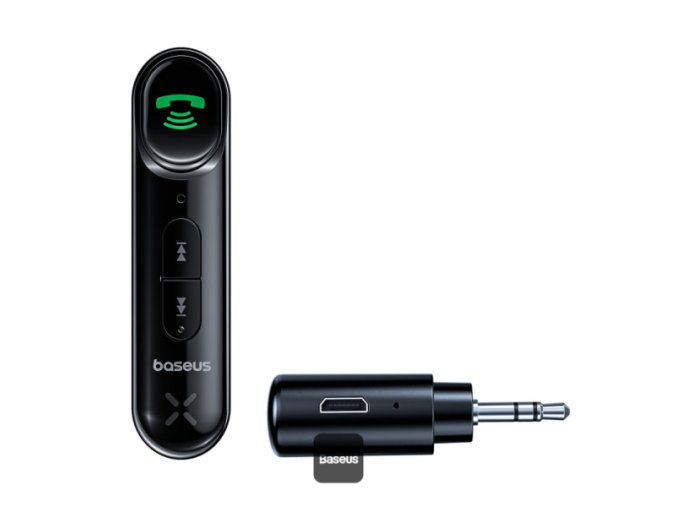 Baseus bluetoooth audio adaptér Qiyin černý