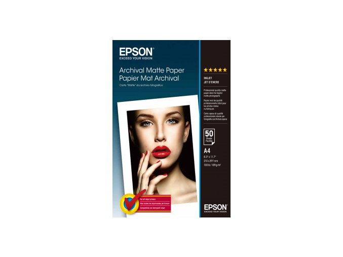 EPSON A4, Archival Matte Paper (50listů)