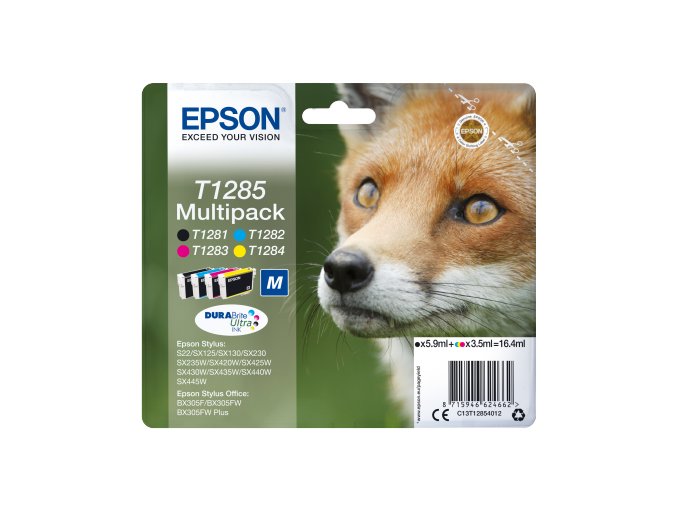 Multipack CMYK Ink Cartridge  (T1285)