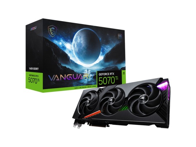 MSI GeForce RTX 5070 Ti VANGUARD SOC/16GB/GDDR7