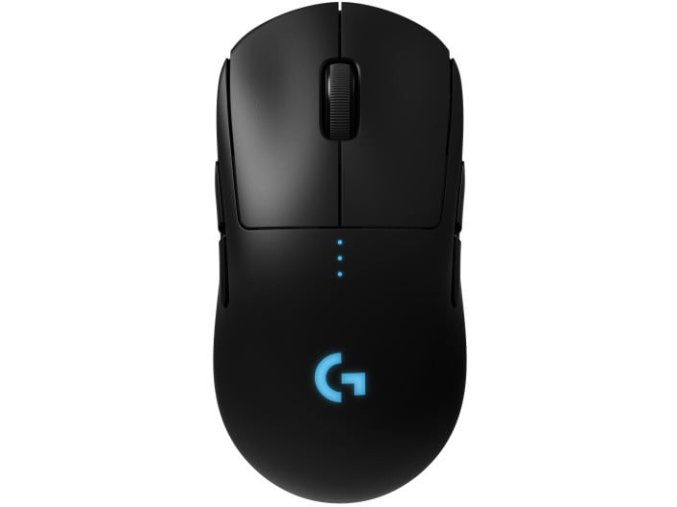 Logitech G Pro wireless/Herní/Optická/25 600 DPI/Bezdrátová USB/Černá