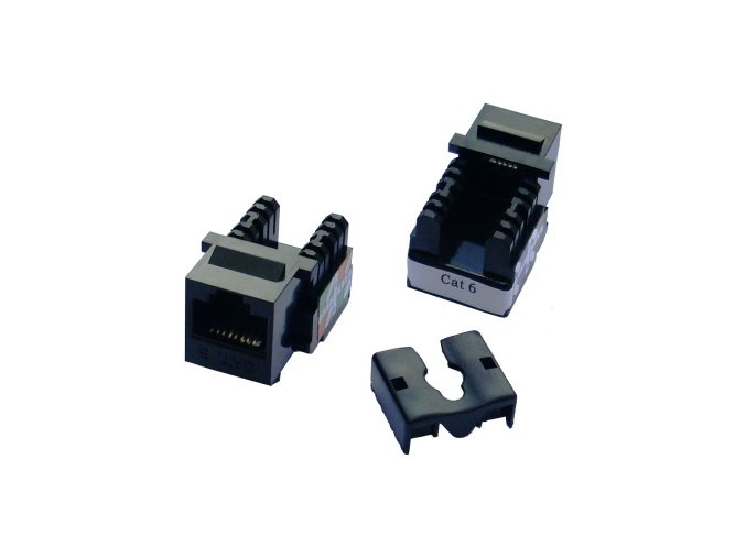 DATACOM Keystone cat6 black UTP