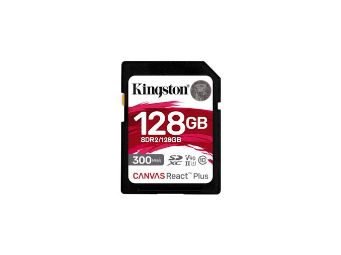 Kingston Canvas React Plus/SDHC/128GB/UHS-II U3 / Class 10
