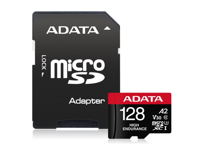 ADATA 128GB MicroSDXC UHS-I U3 V30S HIGH + adapter