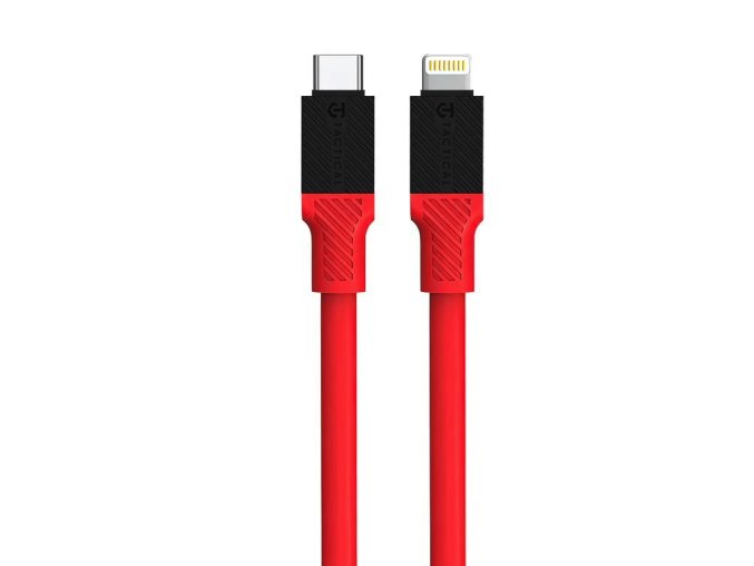 tactical fat man cable usb c lightning 1m red ie11 s