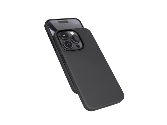 Epico Mag+ kožený kryt iPhone 15 Pro Max - černá