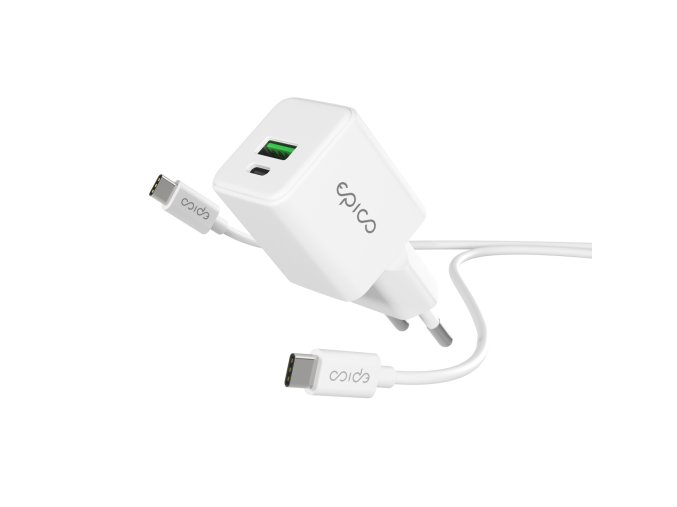 Epico GaN 20W adaptér EA20 s 1,2 m USB-C kabelem