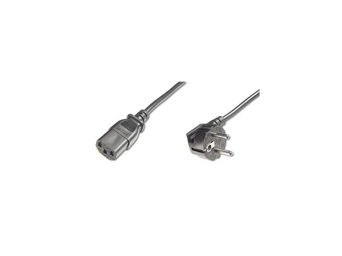 PremiumCord Kabel síťový 230V k počítači 5m