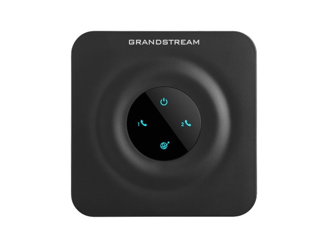 Grandstream HT802 (ATA), 2x FXS, 2 SIP účty, 1x LAN, 3-cestná konf., auto-provisioning