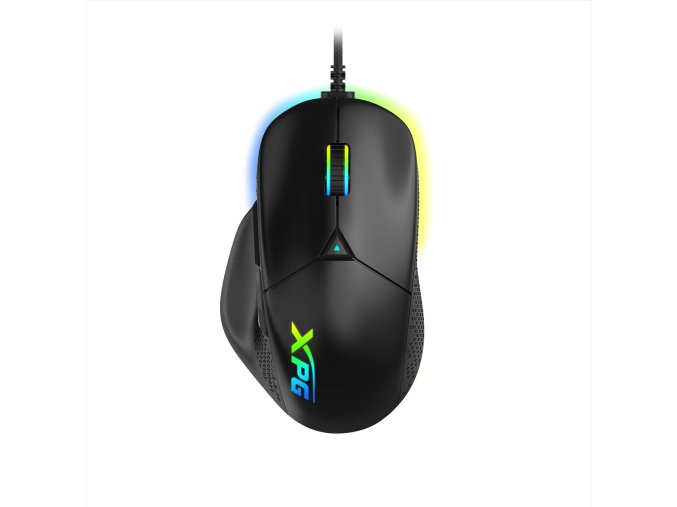 Adata XPG Alpha/Herní/Optická/Pro praváky/16 000 DPI/Drátová USB-C/Černá