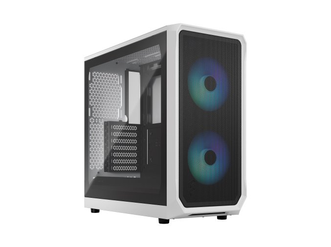 Fractal Design Focus 2 RGB White TG Clear Tint/Midi Tower/Transpar./Černá a bílá