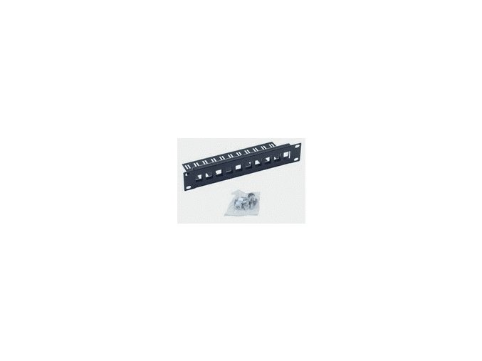 Patch panel 10"  10portů MODULÁRNÍ 1U