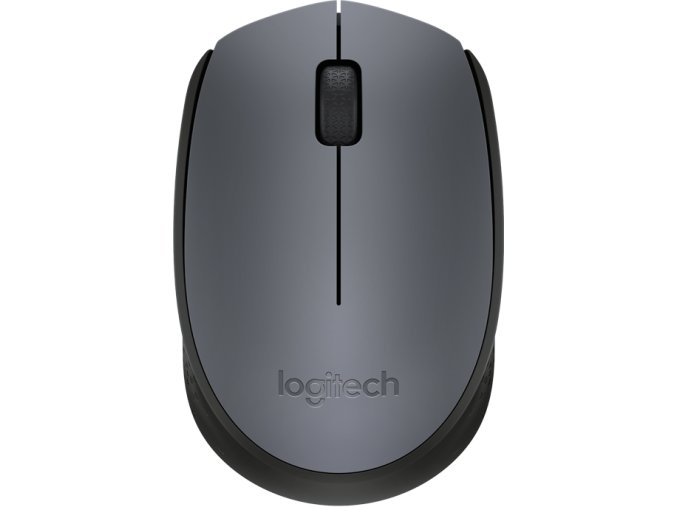 myš Logitech Wireless Mouse M170, šedá